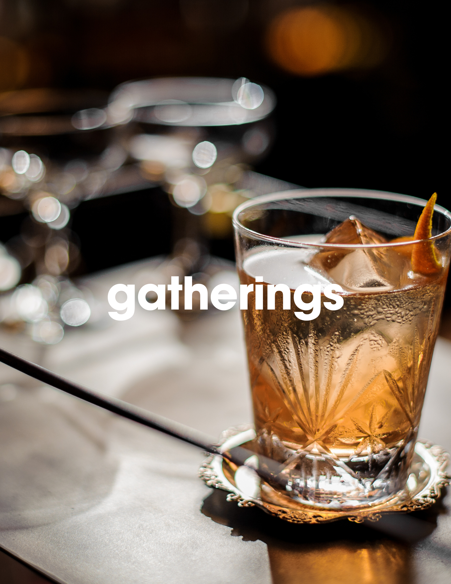 Friends enjoying cocktails at a casual gathering